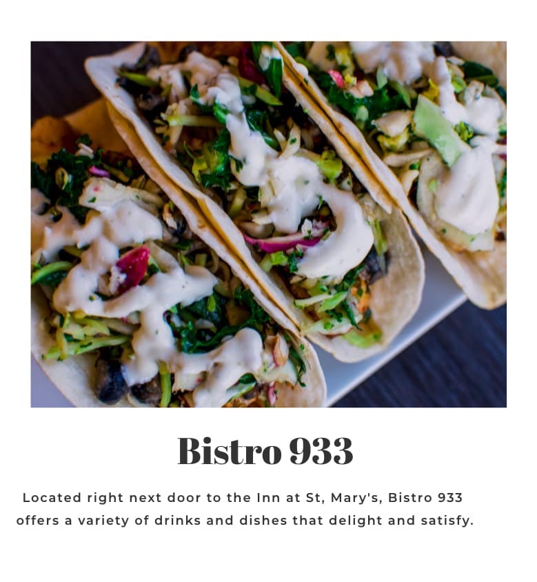 Tacos served at Bistro 933